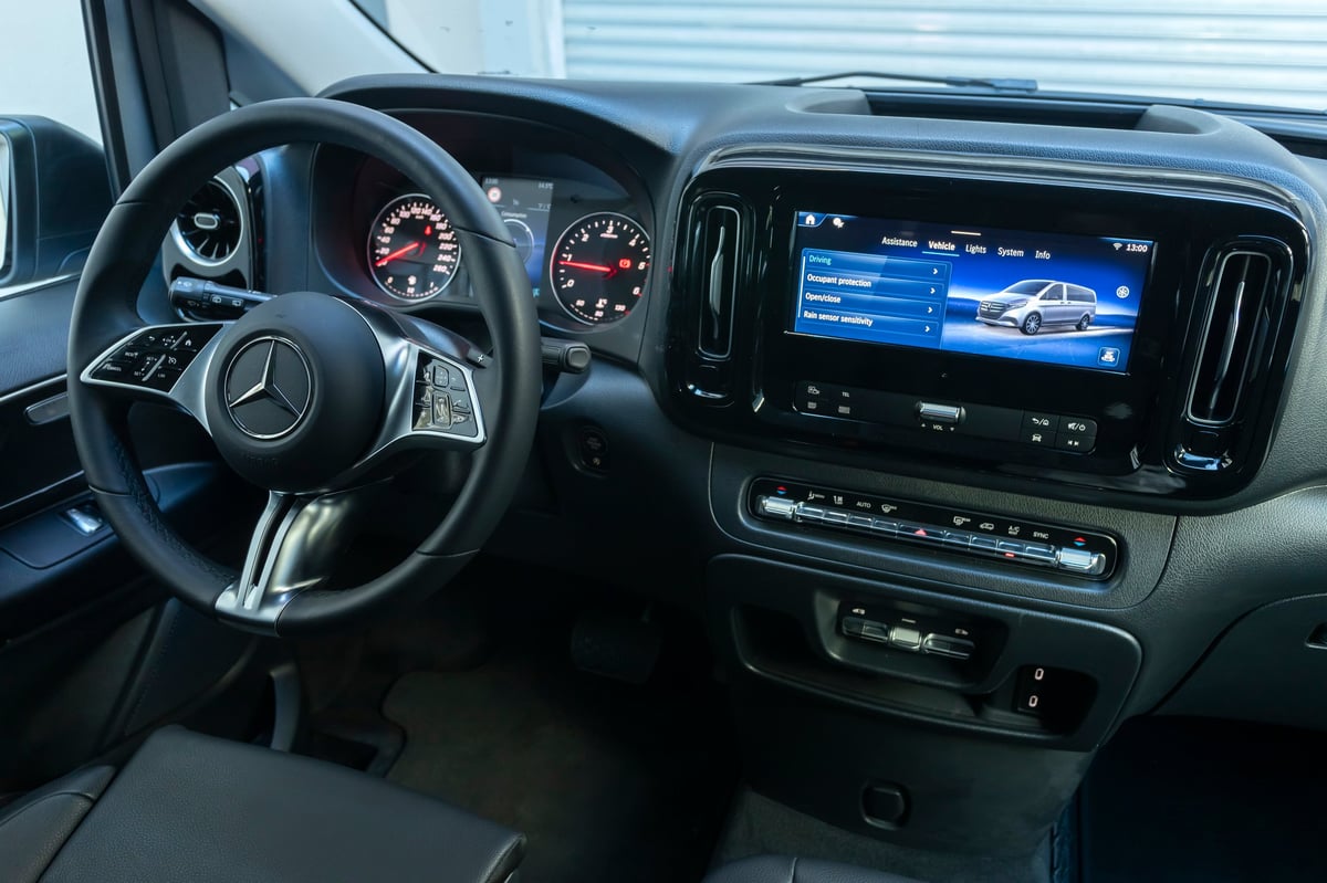 Mercedes-Benz Vito Tourer with luxury interior design